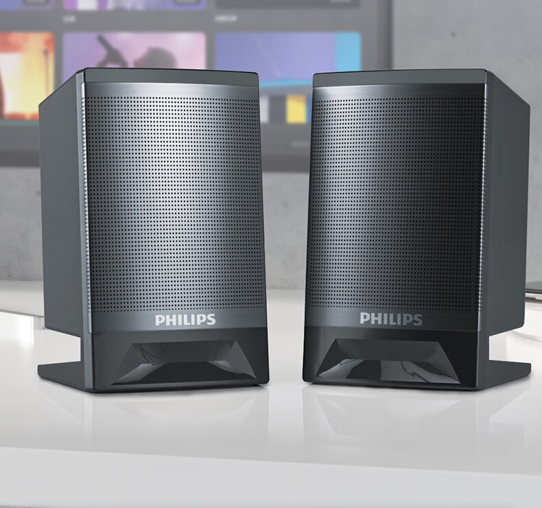 飞利浦(philips)spa33电脑音响多媒体笔记本台式蓝牙有线双模式小音箱