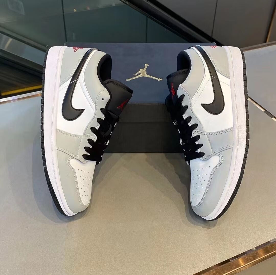 低帮板鞋经典黑橙扣碎影子灰男鞋休闲百搭女鞋情侣鞋学生运动 aj黑橙