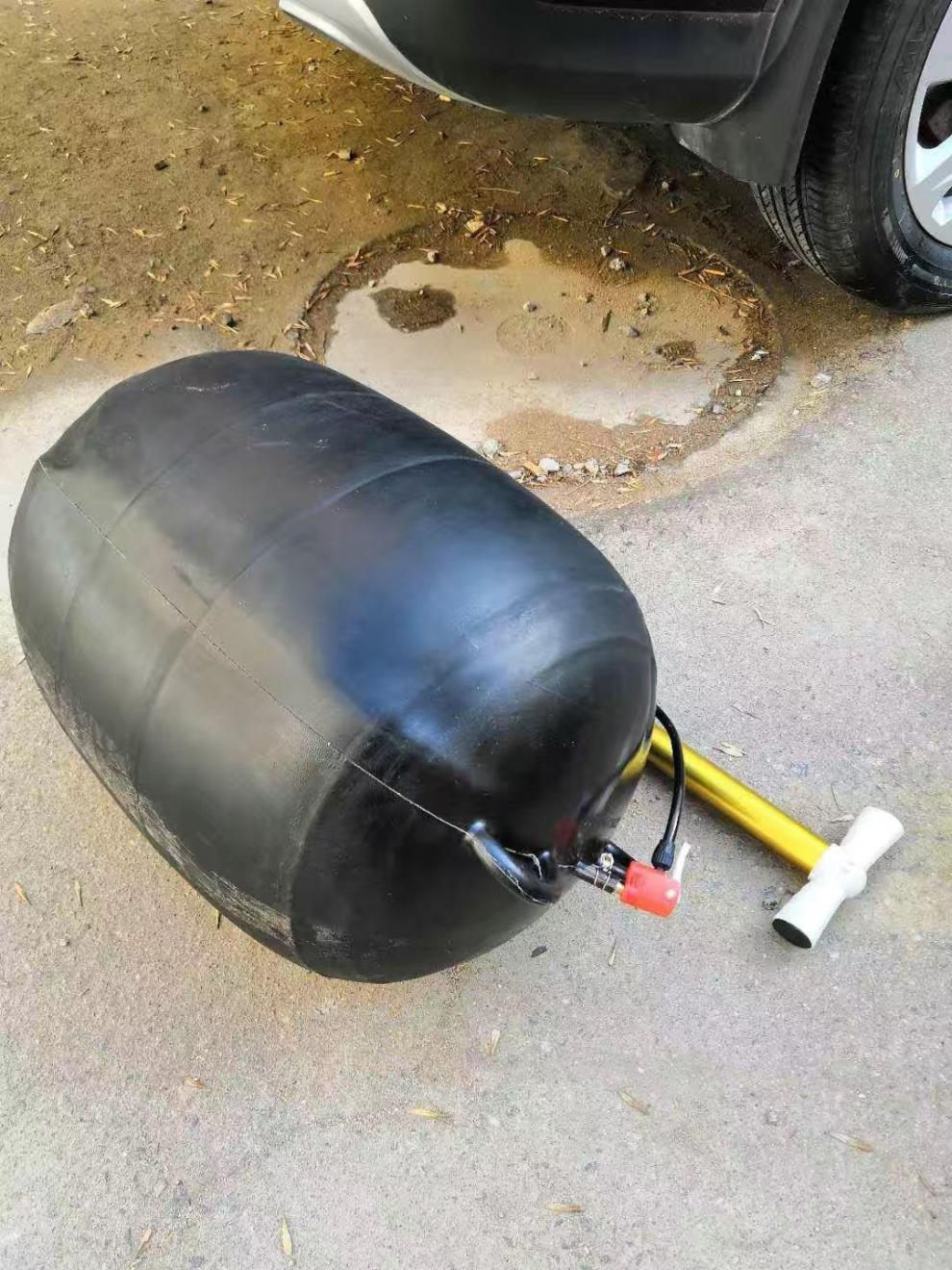 沛爵a级加厚市政管道气囊堵水气囊橡胶封堵器充气闭水试验闭水球橡胶