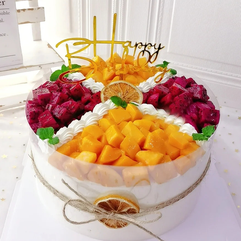仿真蛋糕模型2021新款流行网红水果奶油生日蛋糕模型橱窗展示样品款式