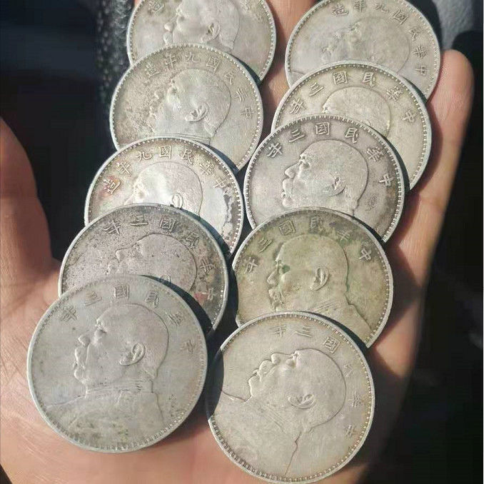 袁大头银元真品大洋民国三年老钱币旧货老物件收藏品古玩怀旧古董