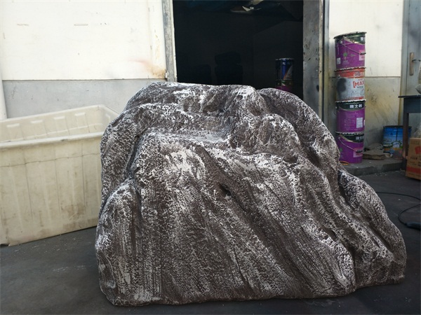 泡沫石头定制仿真假山造景摄影塑雕舞台演出石头道具高密度泡沫雪浪石