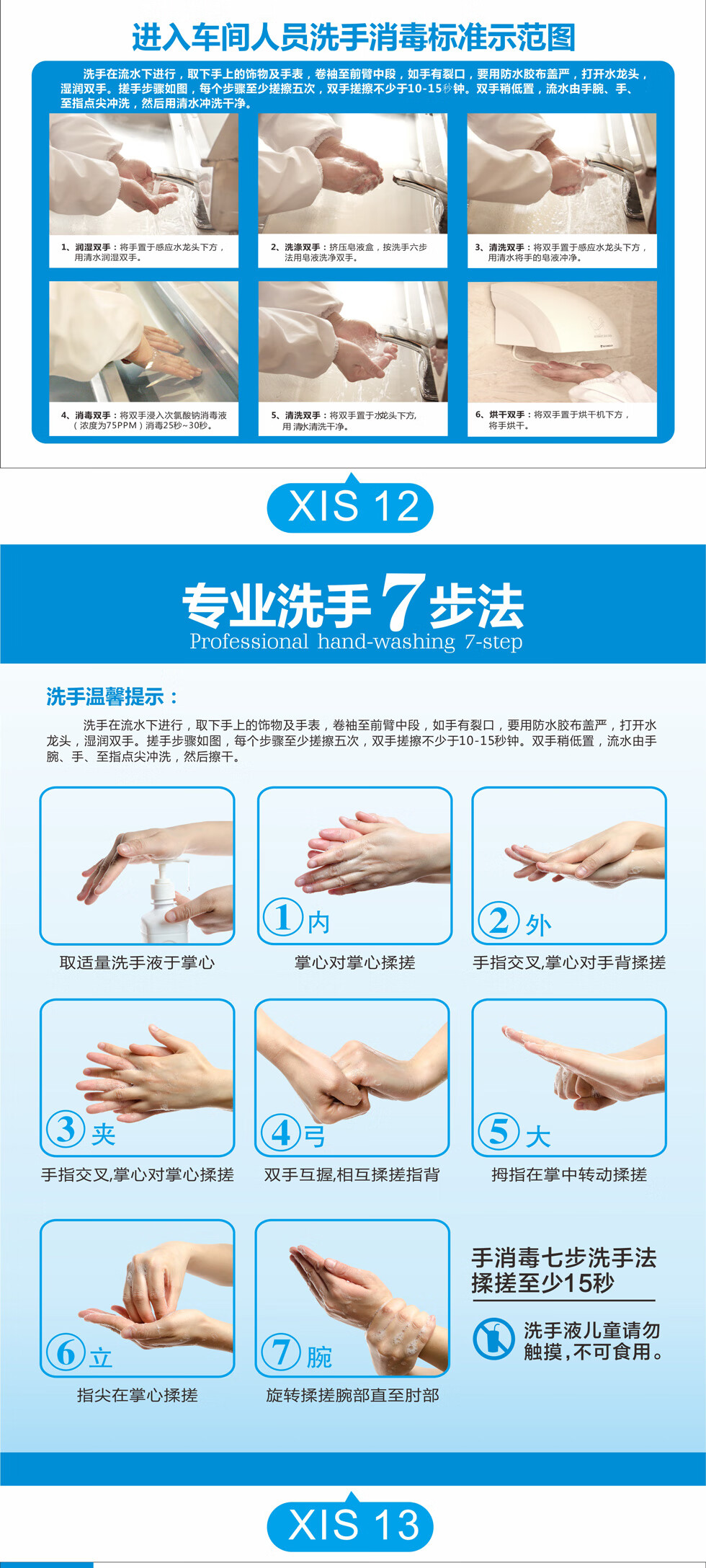 xis-01洗手七步骤亚克【通用