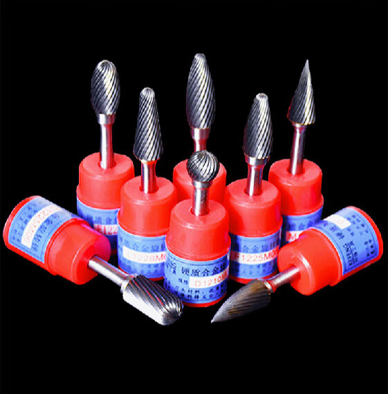 旋转锉6mm硬质合金金属打磨电磨机磨头铣刀磨铁扩孔钨钢合金磨头5支66