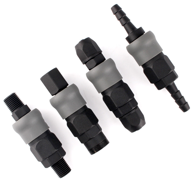 塑钢自锁c式快速接头气管气泵空压机风管ph公头sp母头sm螺纹sh30