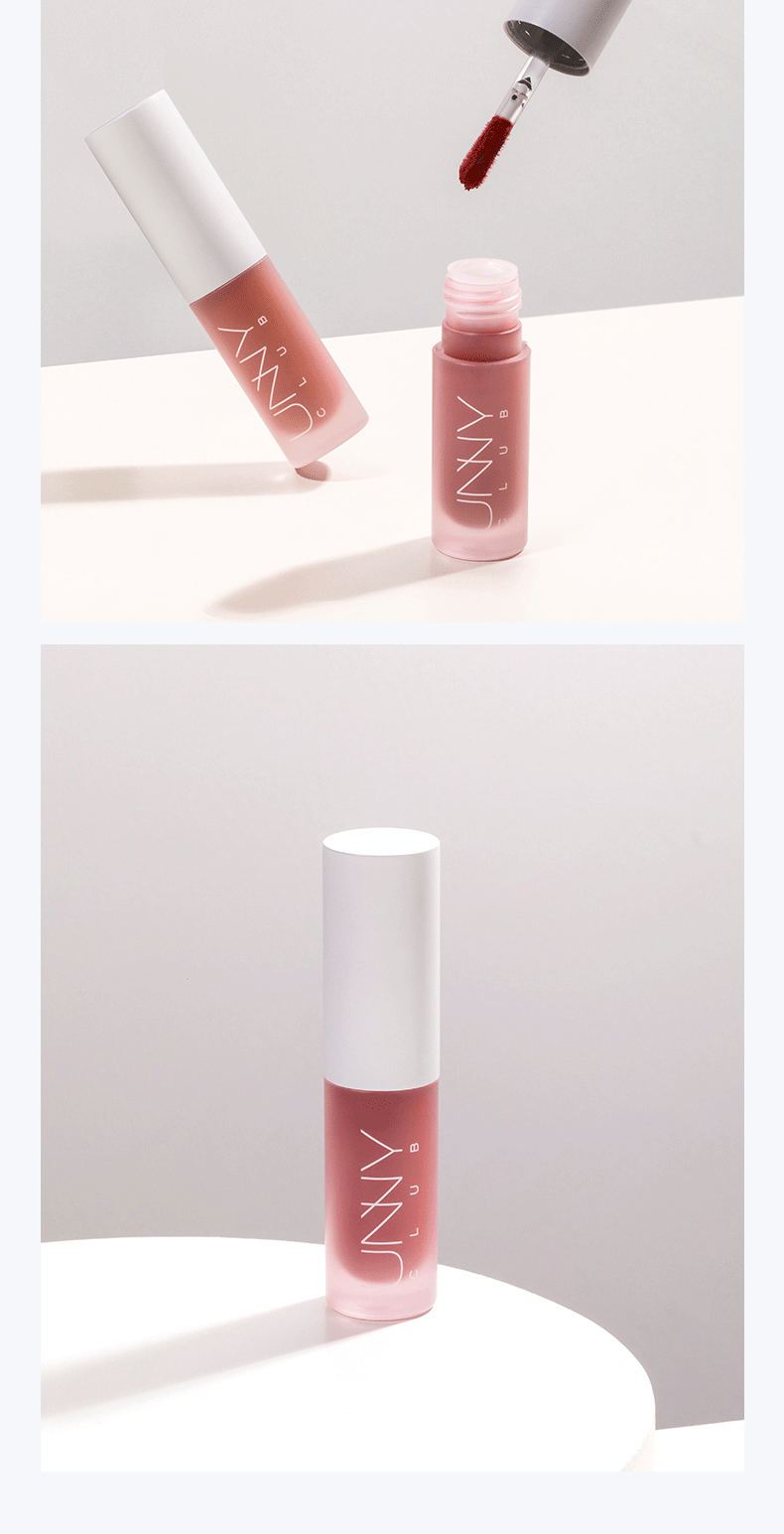 unny唇泥口红女团奶茶色丝绒雾面哑光平价学生小众女学生602砖红色