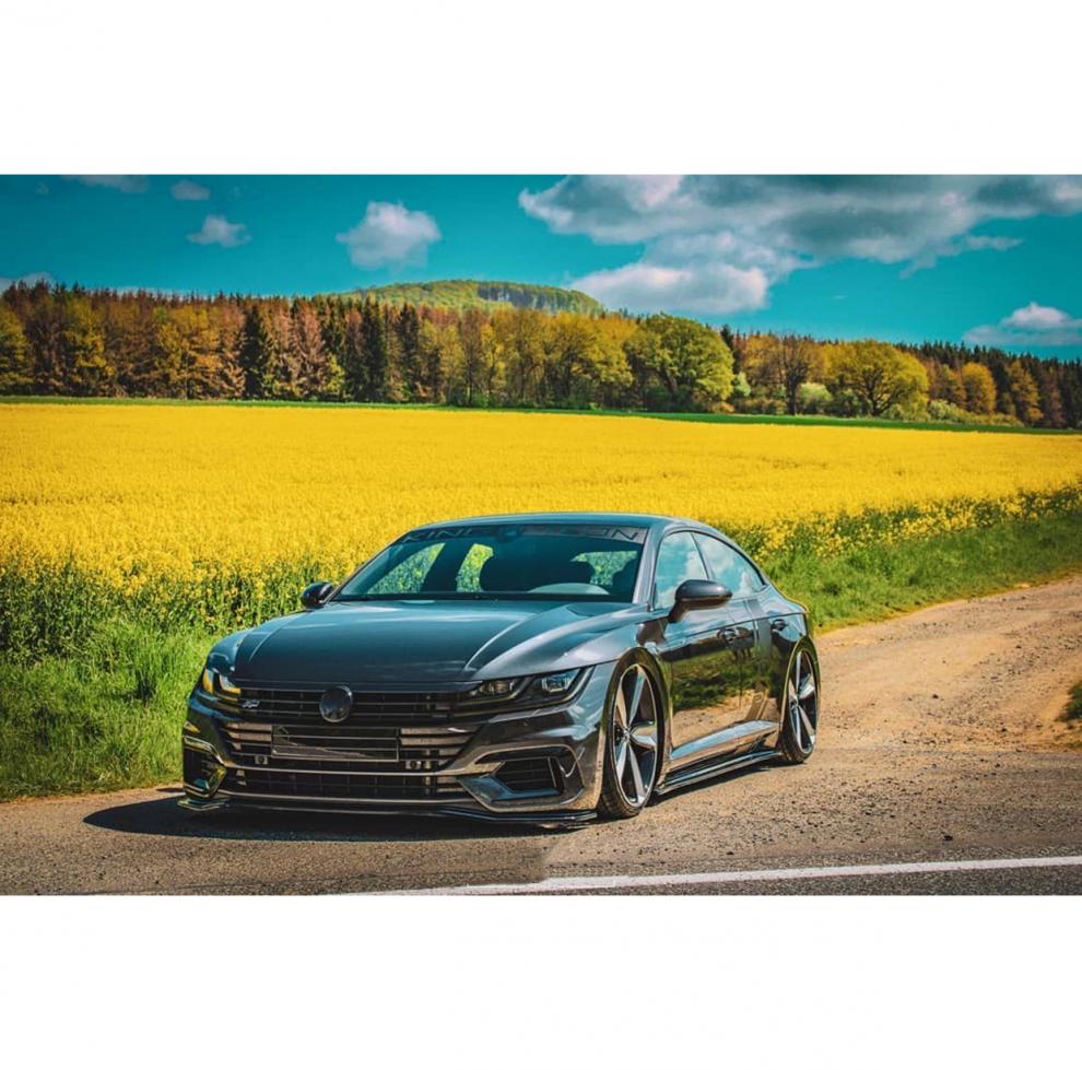 刀锋前铲 侧裙后唇后扰流板改装 大众cc尾喉 套装 否【图片 价格 品牌