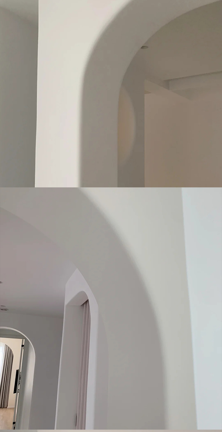 阳角条圆弧形造型圆角条pvc半大圆弧阳角线条塑料半圆形幼儿园防撞