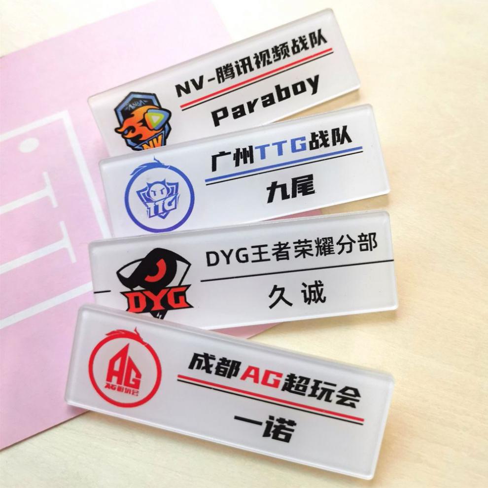 可定制ag玩会胸牌广州ttg战队王者hero电子竞技徽章胸针池柳x761号