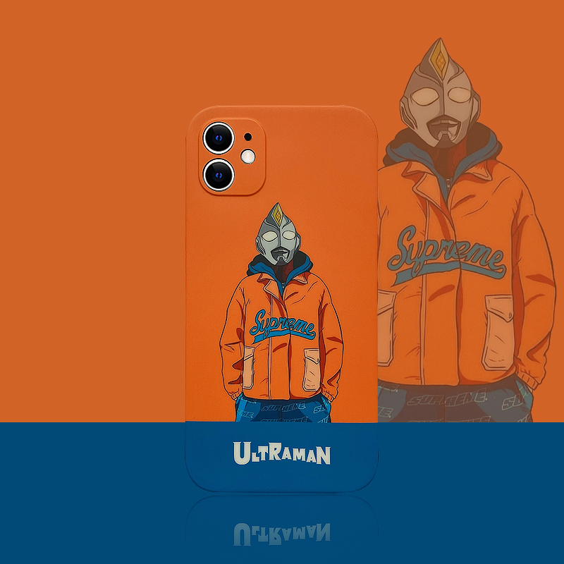 1寸直边-橙色 插口袋奥特曼