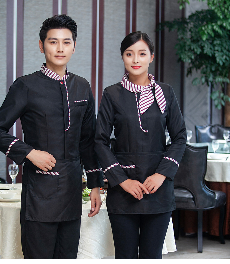 佳昭冷饮奶茶甜品店工作服长袖面包房蛋糕快餐店工装农家乐私房菜鸡煲