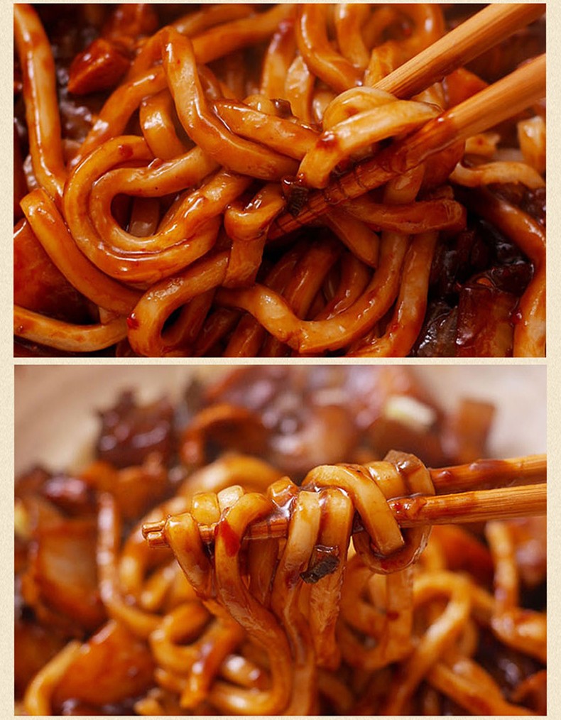 韩国真味春酱真味韩国炸酱面酱料韩式杂酱面拌面炒面淳酱春酱300g盒