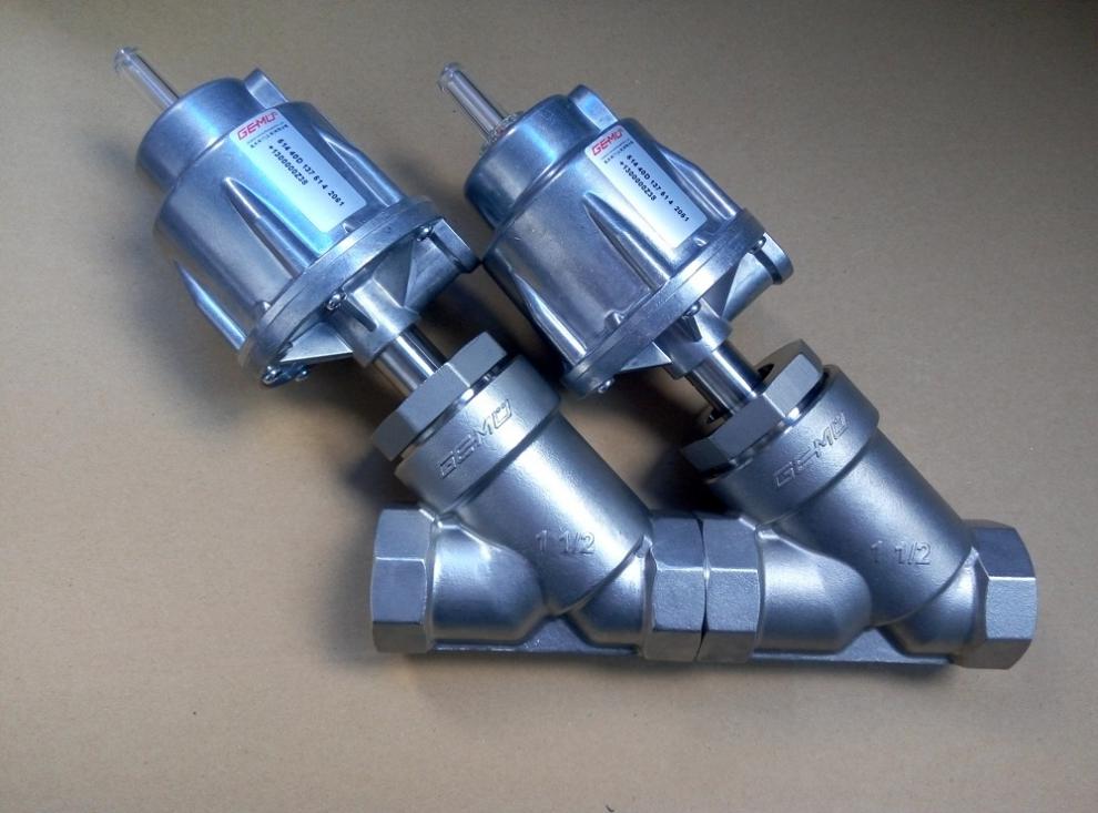 德国进口gemu盖米气动阀角座阀截止阀门dn15d51415d137510【图片 价格