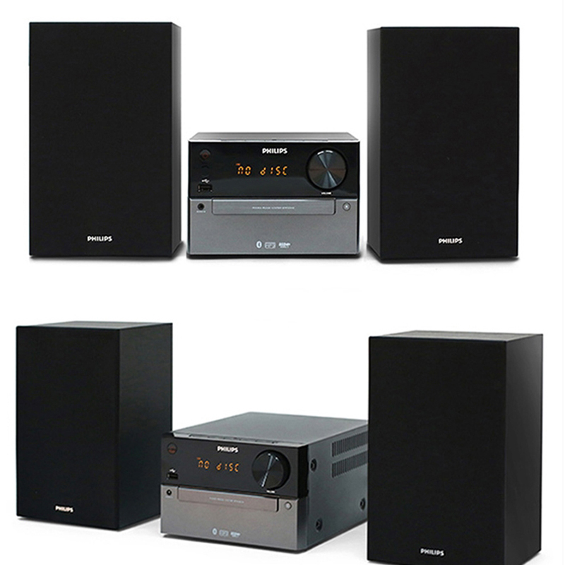 飞利浦btm2310cd蓝牙音响电视桌面电脑胎教家庭音箱卧室床头黑色标配