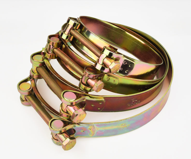 定制喉箍碳钢镀锌欧式加厚管箍重型管夹抱箍水管软管圆型加宽固定夹子