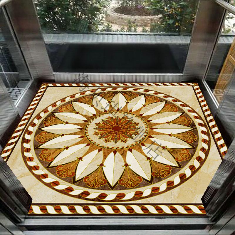 星期地垫电梯可擦洗阻燃电梯垫商用星期地垫轿厢大理石纹图4pvc皮革