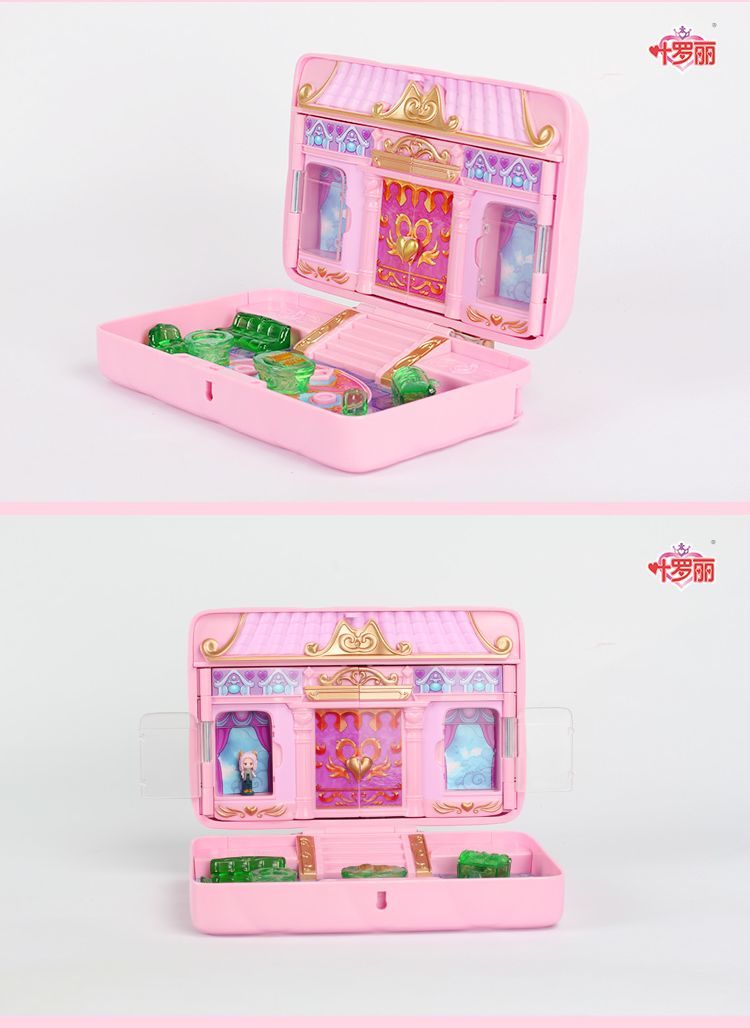 灵犀阁玩具盒子叶罗丽魔法宝石盒子灵犀阁花蕾堡精灵梦娃娃玩具盲盒