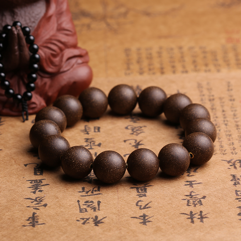 龙涎香手串天然合香珠手串古法龙涎香珠沉香佛珠手链纯手工木质男女