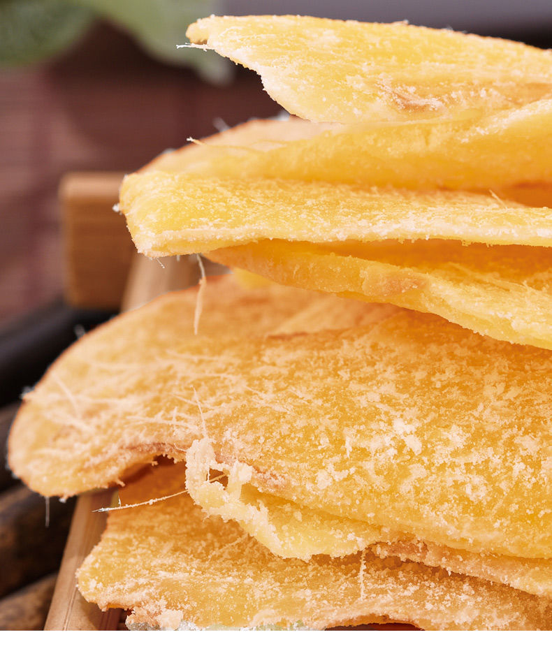 糖姜片即食农家纯正泡水姜糖片暖胃零食糖姜片原味姜糖各250g