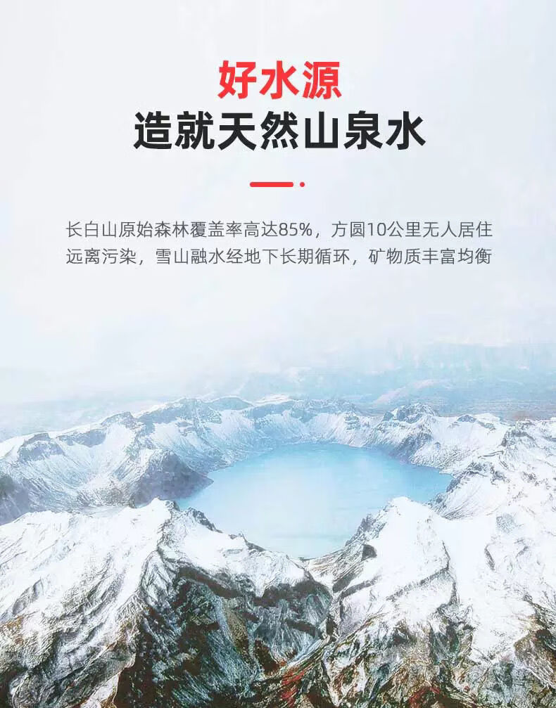 长白山天泉水 450ml*12瓶 真午泉长白山矿泉水 弱碱性水山泉水商务