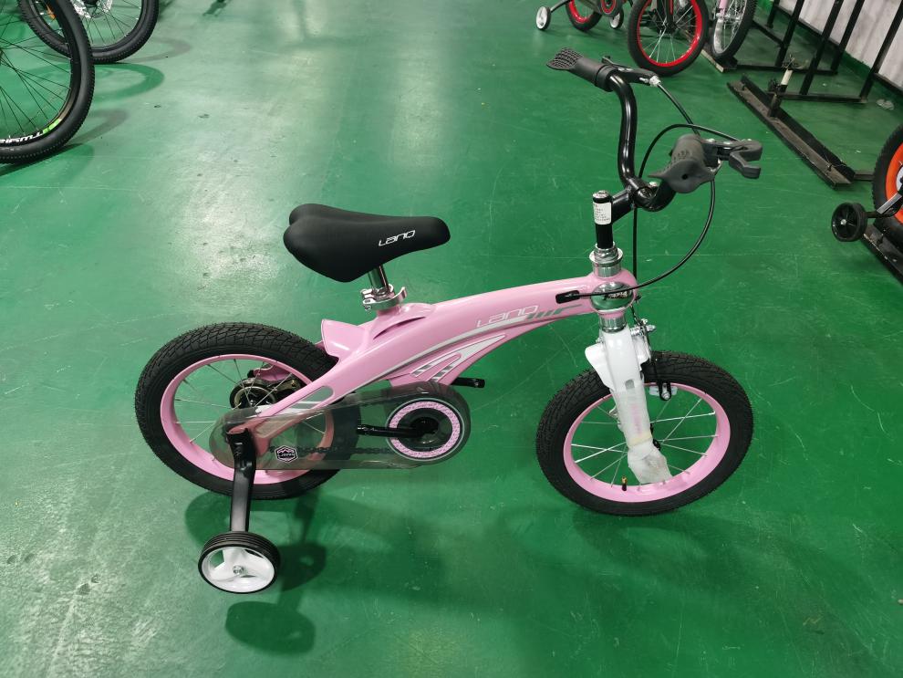 儿童辅助轮自行车2022新款兰q镁合金自行车儿童男孩女孩357岁小学生