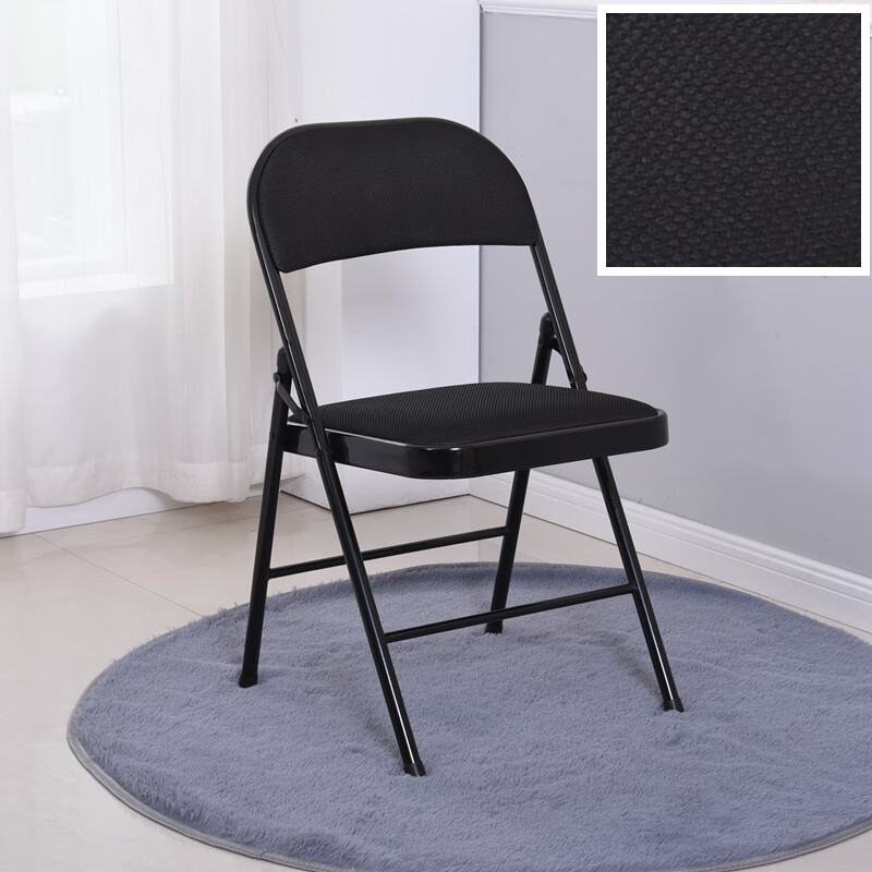 鼎冬凳子家用靠背凳子可折叠椅办公椅会议椅电脑椅座椅培训椅靠背椅