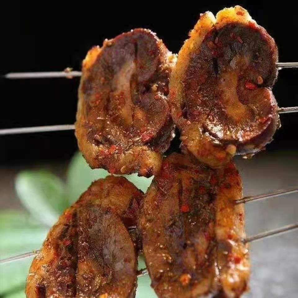 新鲜山羊腰子羊鞭羊肾羊宝烧烤腰子食材非原油羊腰油腰一斤包油羊腰块