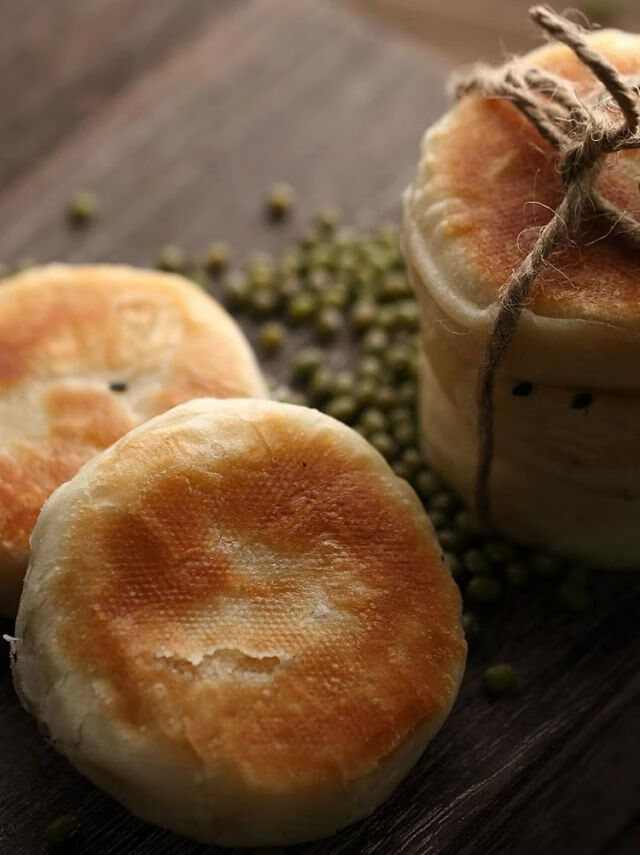 潮汕特产惠来隆江绿豆饼咸酥脆皮手工薄皮传统糕点老式联名款零食