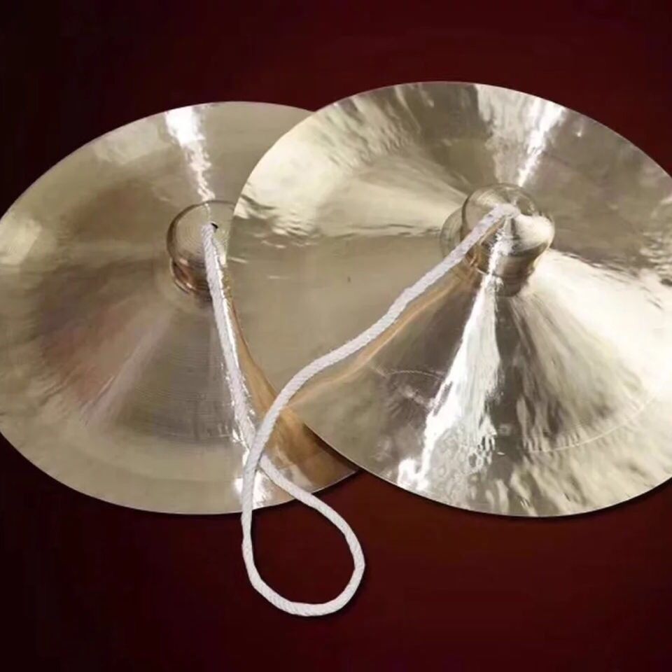 响铜海鸥南狮广钹醒狮大镲铙广镲30公分大镲大钹舞狮28cm铜镲芳欧广钹