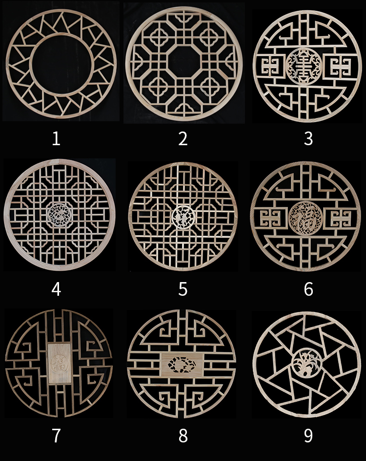 实木窗花格定做实木花格隔断镂空木格栅东阳木雕仿古门窗玄关屏风中式