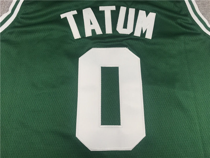 全明星塔图姆球衣刺绣凯尔特人0号jayson tatum城市版白色篮球服男女