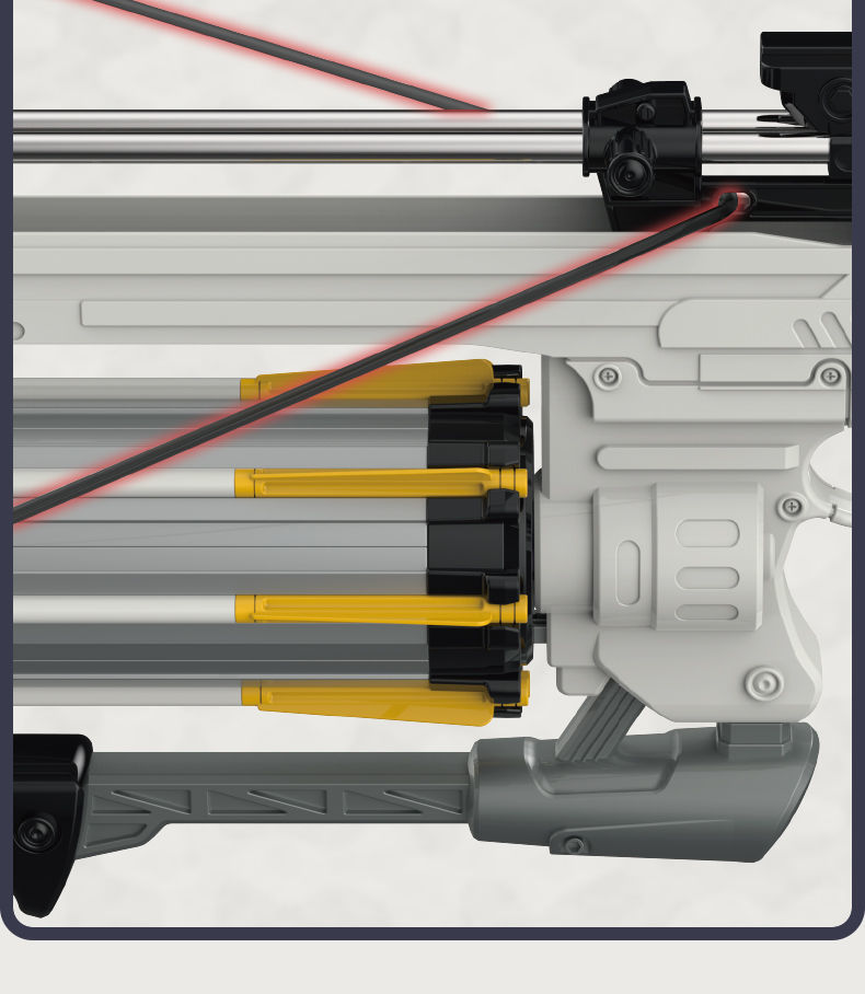 知鹿诸葛连驽八连发弓箭弹弓诸葛连弩杆枪吸盘射箭可连续射击弩儿童
