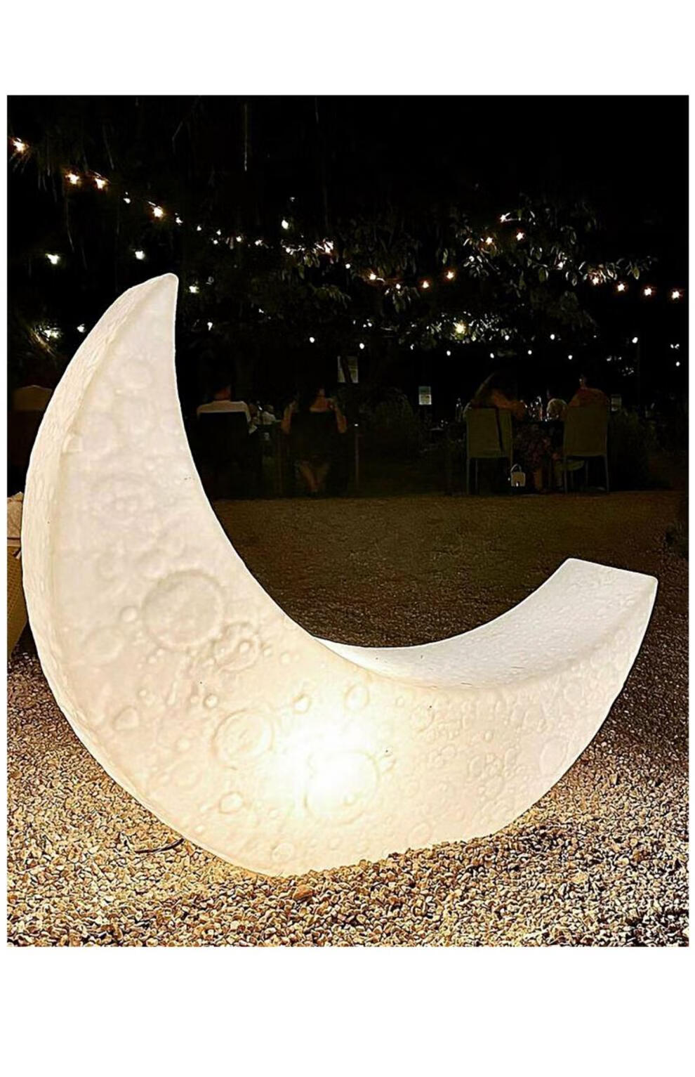卡心意大利月亮灯落地灯网红客厅装饰设计师氛围超大卧室月牙月球灯