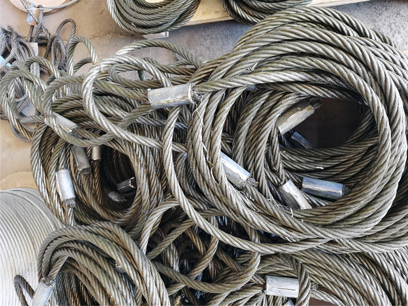 双扣压制钢丝绳/钢丝绳吊索具起重工具吊车行车用12/14mm16mm18mm 10