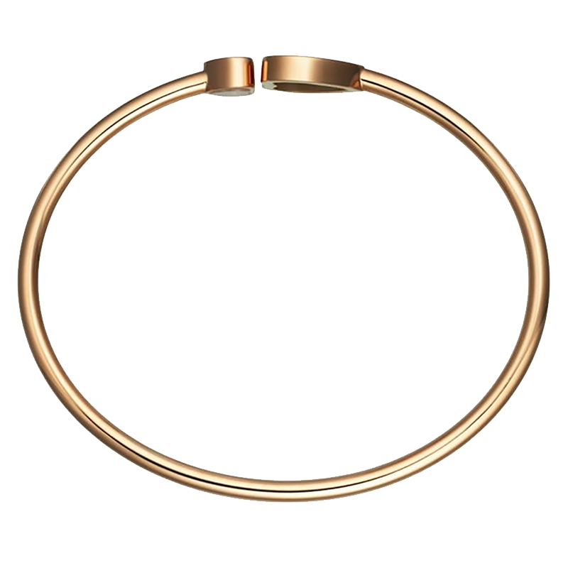 【包税】chopard/萧邦  女士经典款快乐爱心系列18k金和红色石头手镯