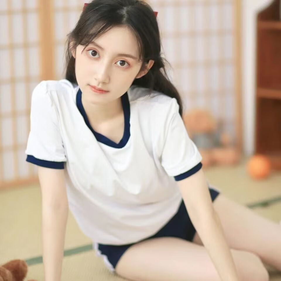 风啦啦队沙滩泳装体操服制服诱惑情趣内衣女sm免脱变态上衣体操服s