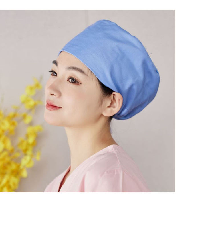 赵小熊新品室帽子室印花帽子男麻醉护士帽牙科口腔美容工作帽心85001