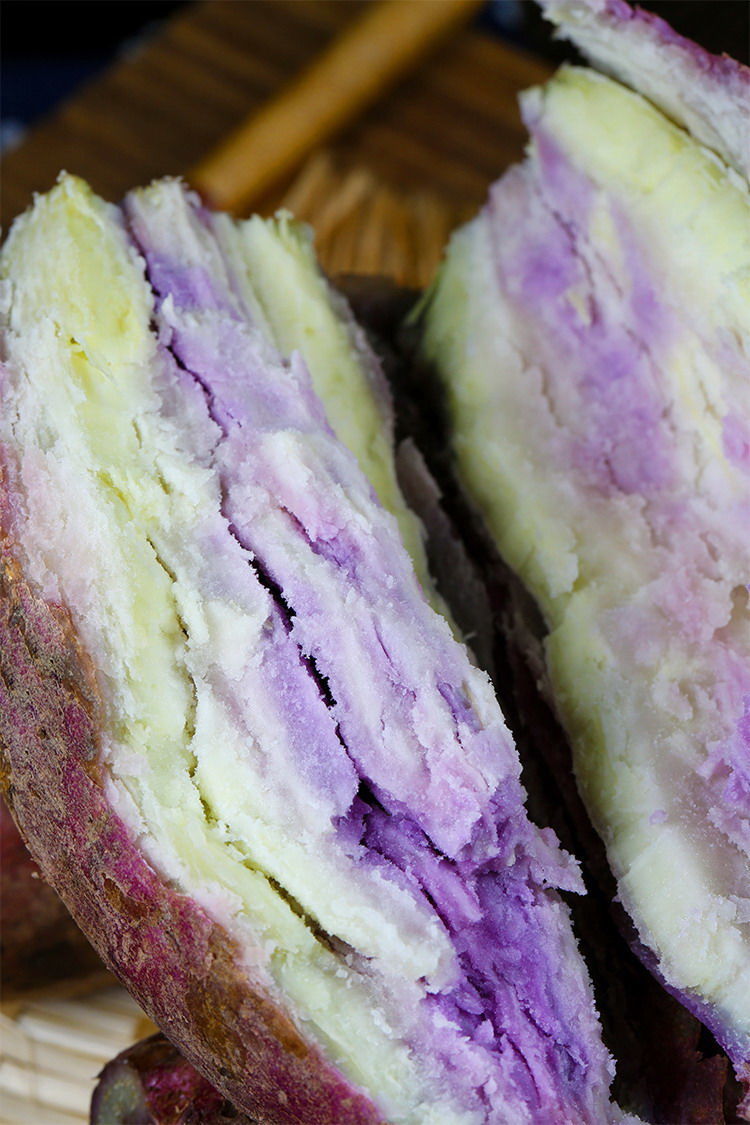 农家自种沙地新鲜冰淇淋番薯香甜粉糯地瓜一点红紫心紫薯净重5斤品质