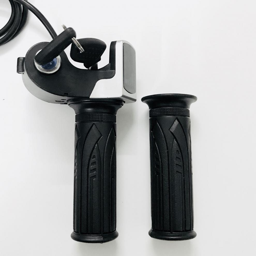 油门把手转把美宜佳锂电动代驾折叠自行车带电量加速手把把 单买右转