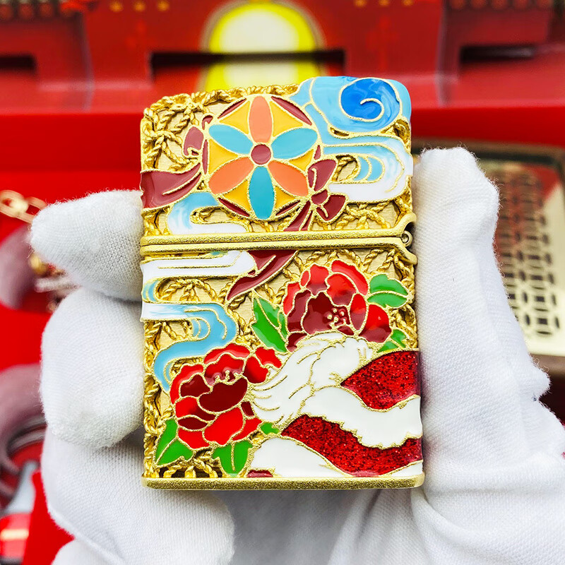 芝宝带编号zippo 鸿运当头(礼盒 礼袋 133 火石)【图片 价