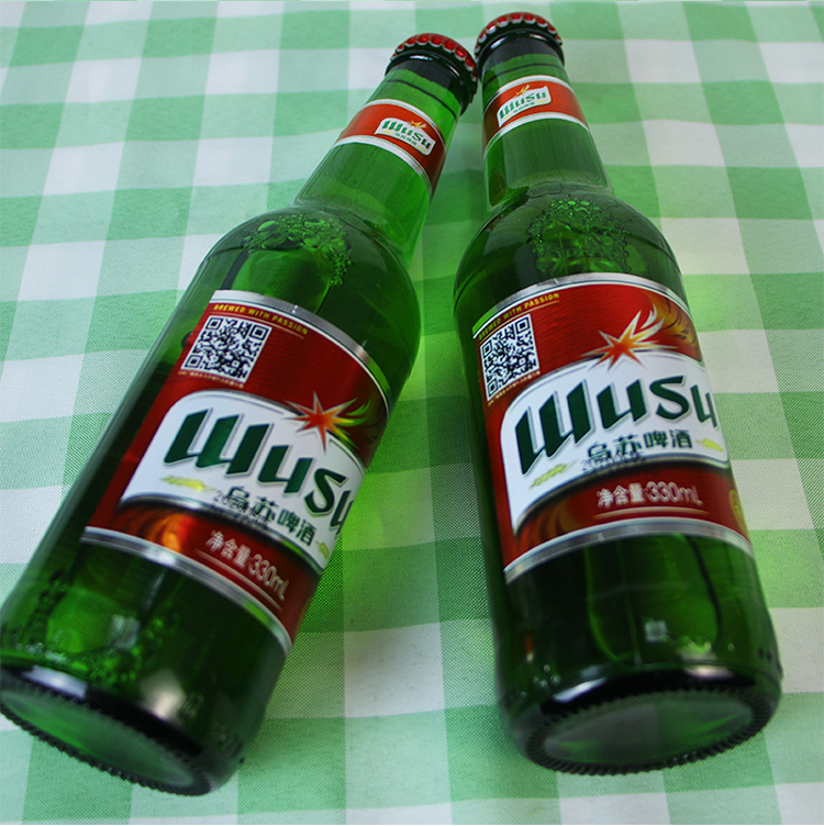 6瓶新疆特产乌苏啤酒红标夺命大乌苏wusu小瓶装330ml24瓶速发 乌苏