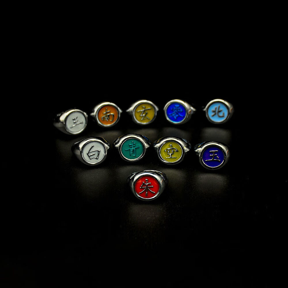 火影忍者戒指夜光晓组宇智波鼬佩恩大蛇丸蝎cosplay指环学生礼物sn