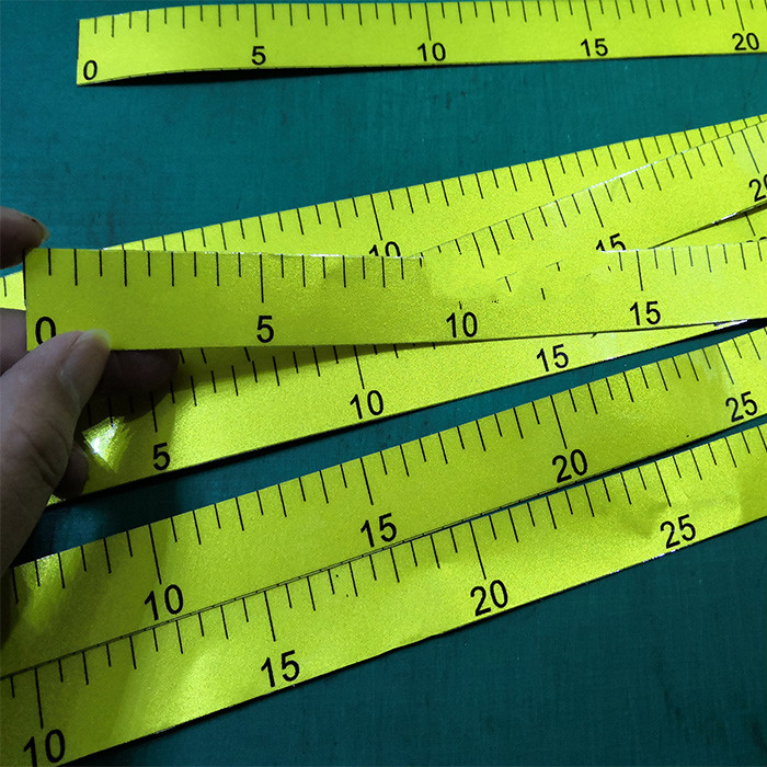 小米家居同款液位标尺贴自粘水位测量贴纸透明罐体防水刻度尺1米线不