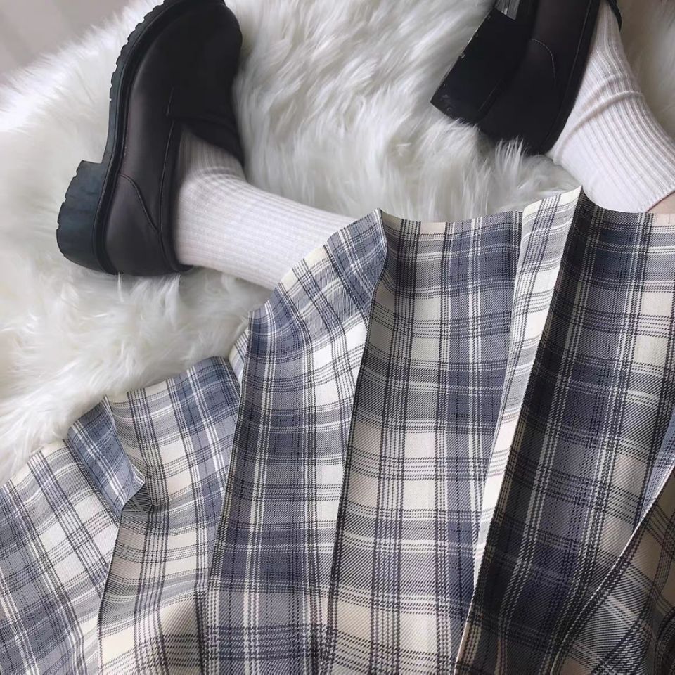 冬卉温柔一刀jk格裙三坑掉落温柔一刀s