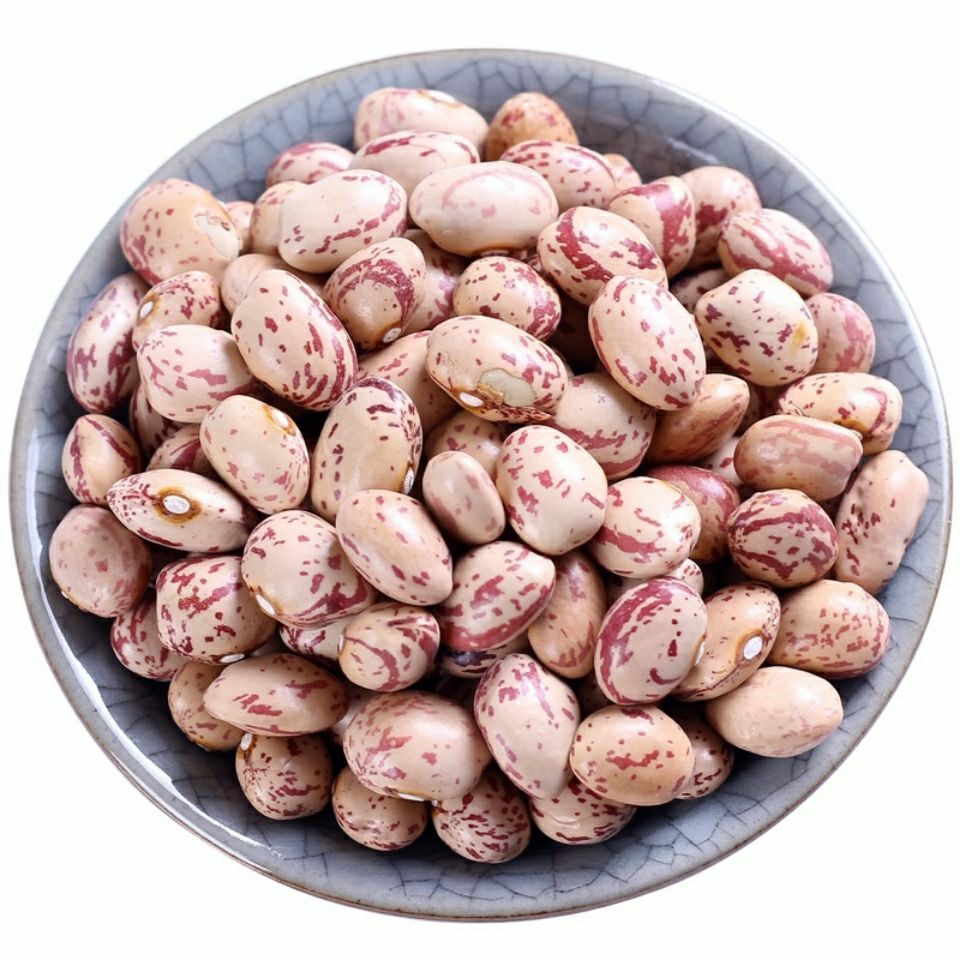 云南奶花芸豆花生豆雀蛋豆花豆子孔雀豆圆粒豆类五谷杂粮2斤5斤 2斤