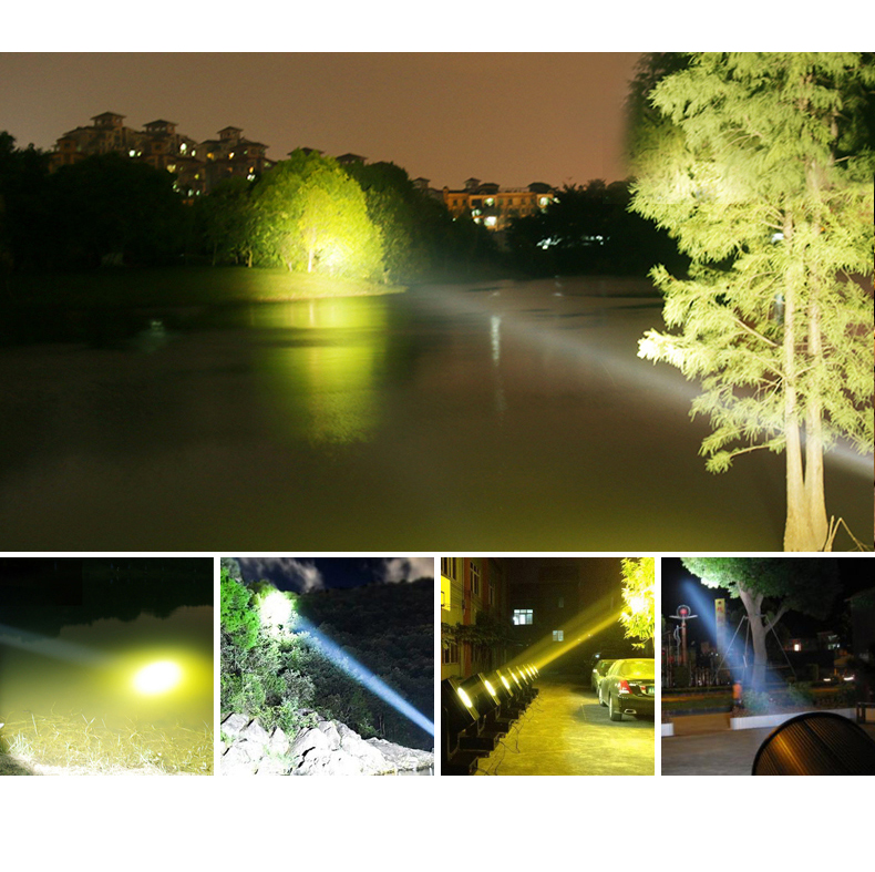 强光探照灯远程旋转巡航船用鱼塘监狱工地边防户外一束光led射灯喜奈