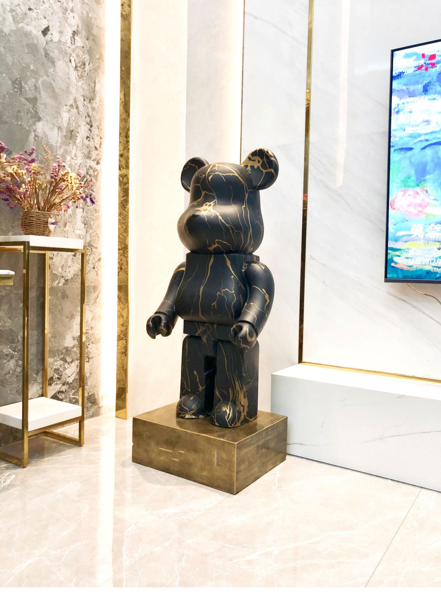 mi米家通用品质精选现代网红奶茶店落地熊大型摆件公仔样品房装饰酒店