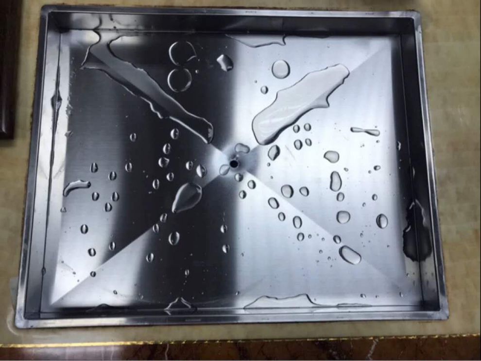 不锈钢茶盘定做不锈钢接水盘茶台排水盘茶几茶桌底盘配件托盘接水茶盘
