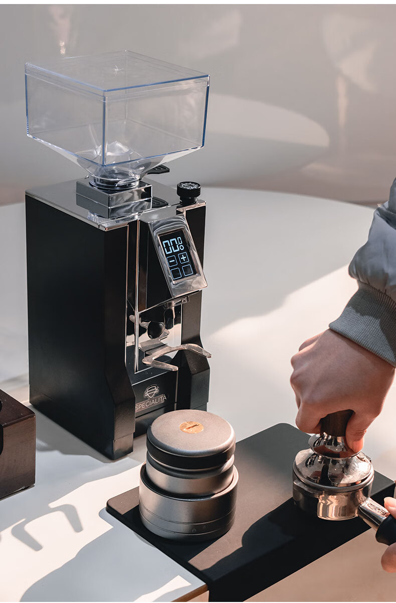 进口eureka尤里卡磨豆机电动定量咖啡豆研磨机意式家用perfetto白色50