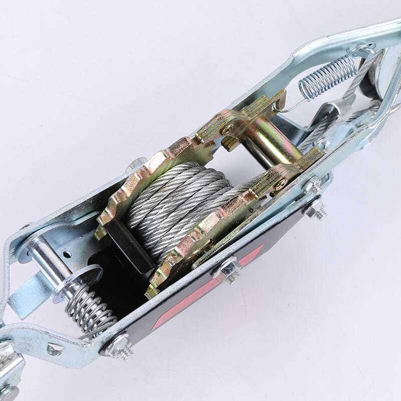 钢丝绳双钩紧线器棘轮1吨2吨手摇拉紧器电力紧绳器收紧工具1t普通紧线